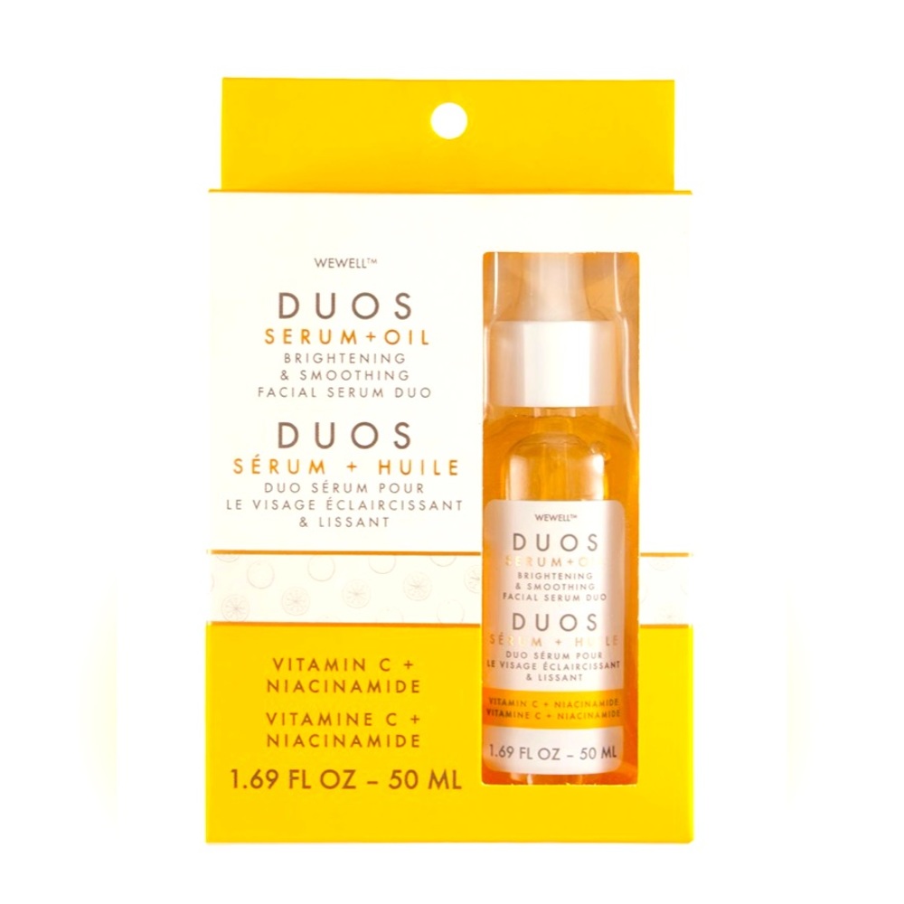 ***SOLD PIT***WEWELL DUOS SERUM OIL BRIGHTENING 1.69 FL OZ